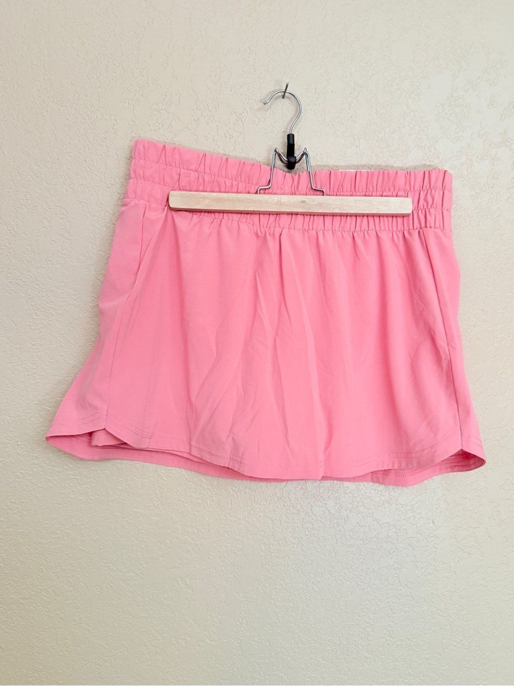 Zella Bright Pink Athletic Skort with Elastic Waistband